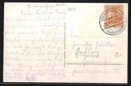 AK Radebeul, Meierei Lössnitzgrund, Fliegeraufnahme