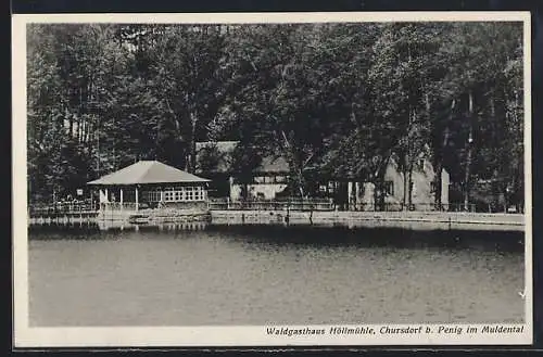 AK Chursdorf b. Penig, Waldgasthaus Höllmühle von Paul Henschel