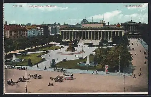AK Berlin, Blick auf Lustgarten und Museum