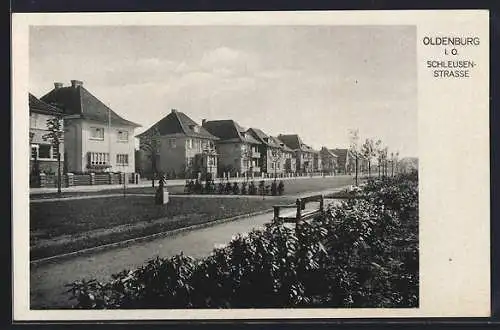 AK Oldenburg i. O., Partie in der Schleusenstrasse