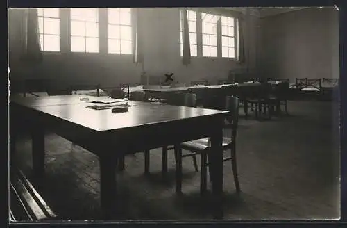 Foto-AK Bremen-Hemelingen, Fahrschule in Sebaldsbrück, Innenansicht