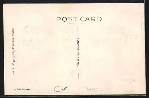 AK Colombo, Queen Street showing Fort Clock Tower, Leuchtturm