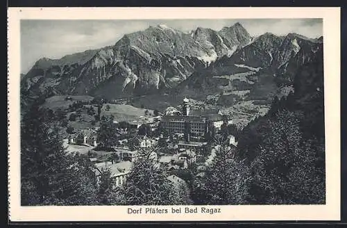 AK Pfäfers bei Bad Ragaz, Dorfansicht