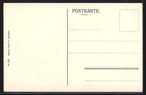 AK St. Moritz-Dorf, Teilansicht im Winter