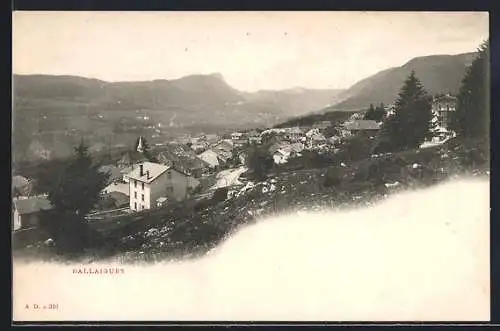 AK Ballaigues, Teilansicht mit Kapelle