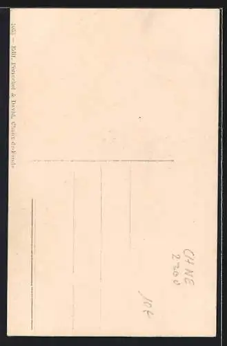 AK La Chaux-de-Fonds, Le Monument de la République