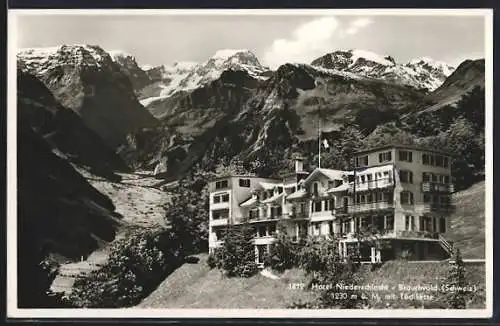 AK Braunwald, Hotel Niederschlacht