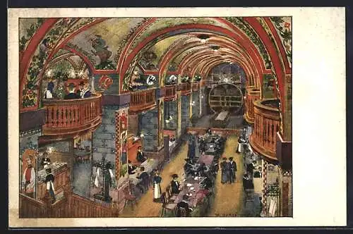 AK Bern, Grosser Kornhauskeller, Grande Cave, Innenansicht