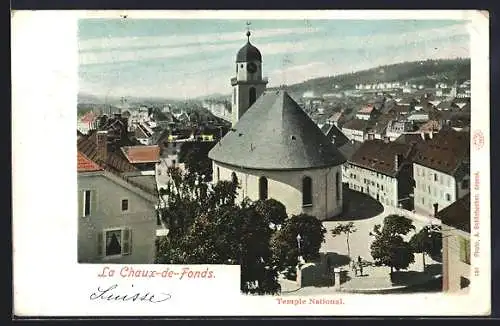 AK La Chaux-de-Fonds, Temple National