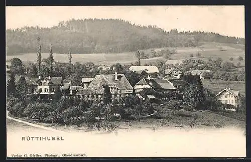 AK Rüttihubel, Ortsansicht mit Umgebung