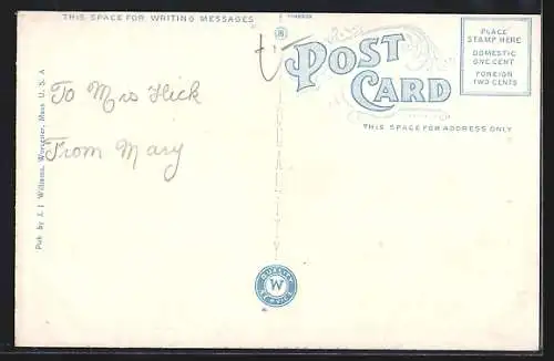 AK Worcester, MA, New Y. M. C. A. Building