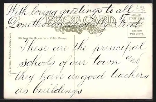 AK Durango, CO, Durango High School, Park School, Whittier School