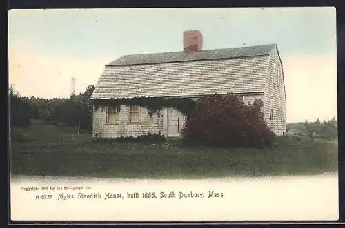 AK South Duxbury, MA, Myles Standish House, built 1666
