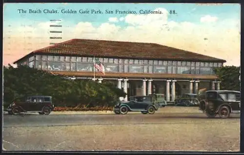 AK San Francisco, CA, The Beach Chalet at Golden Gate Park