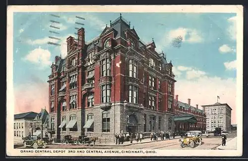 AK Cincinnati, OH, Grand Central Depot 3rd and Central Avenue