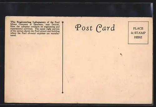 AK Dearborn, MI, Ford Motor Company, Engineering Laboratory