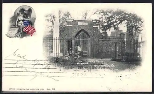 AK Mt. Vernon, VA, Washington`s Tomb