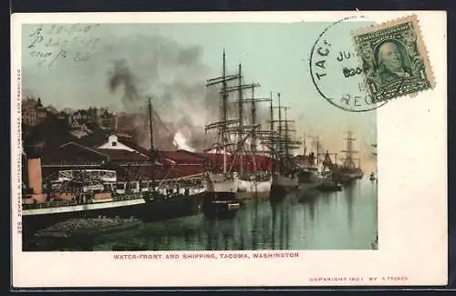 AK Tacoma, WA, Water-Front and shipping, steamers and sail ships