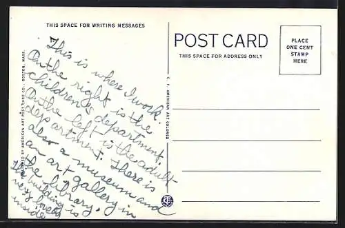 AK Westerly, RI, Public Library, total view
