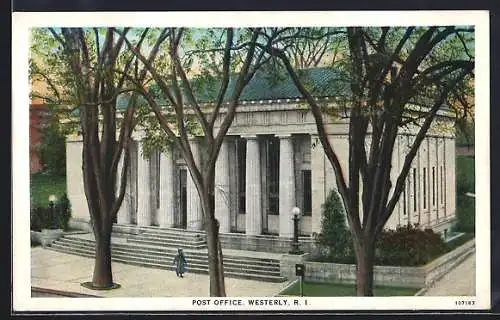 AK Westerly, RI, Post Office, total view