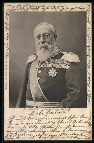 AK Grossherzog Friedrich von Baden