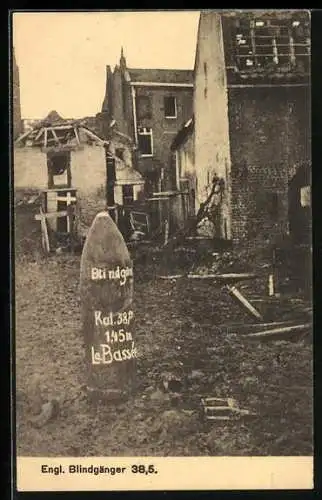 AK Englischer Blindgänger 38,5, Munition