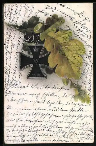 AK Eisernes Kreuz und Eichenlaub