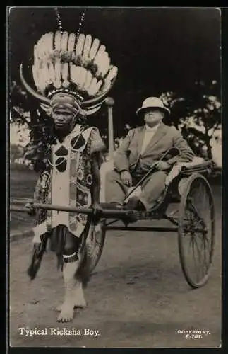 AK Durban, Typical Riksha Boy 1926
