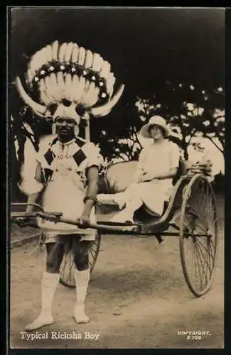 AK Durban, Typical Riksha Boy 1926