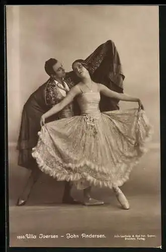 AK Ulla Iversen und John Andersen tanzen Ballett