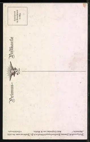 Künstler-AK Wohlgemuth & Lissner, Primus-Postkarte No. 1175: Deutsche Reben