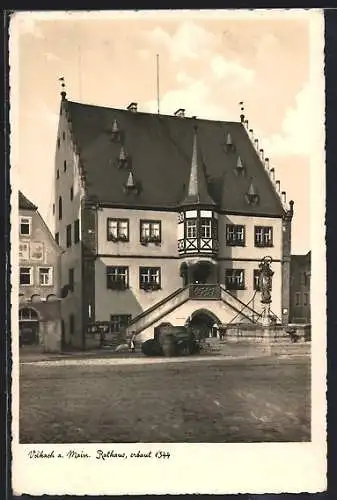 AK Volkach / Main, Blick zum Rathaus