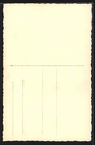 AK Flensburg, Standbild Fischer mit Frau