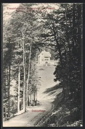 AK Marzell /Baden, Frauenheilstätte Luisenheim, Doktorhaus