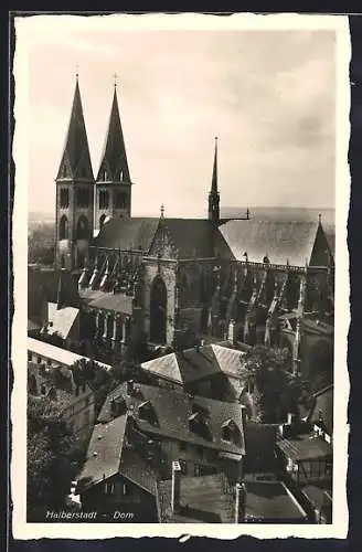 AK Halberstadt, Blick zum Dom