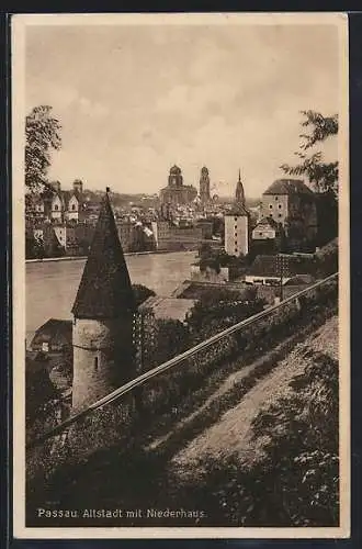 AK Passau, Altstadt mit Niederhaus