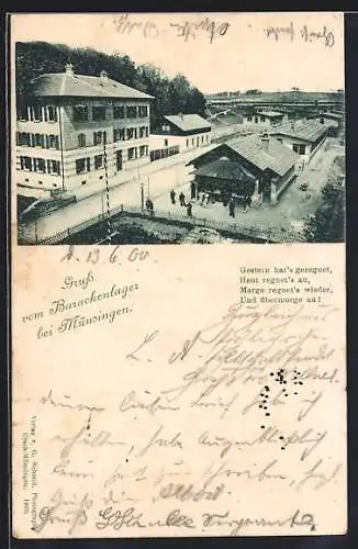 AK Münsingen, Barackenlager