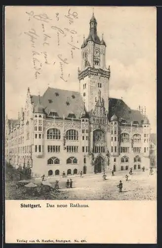 AK Stuttgart, Neues Rathaus