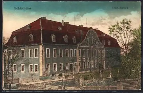 AK Schlotheim, Blick auf das Thür. Schloss