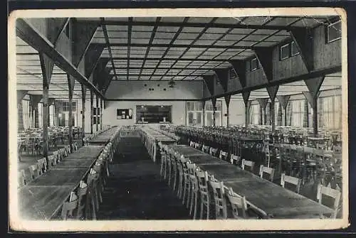 AK Wilhelmshaven, Kantine dees Gemeinschaftslagers der Hafenneubaudirektion