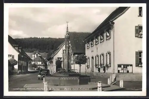 AK Immendingen a. d. Donau, Partie am Rathaus