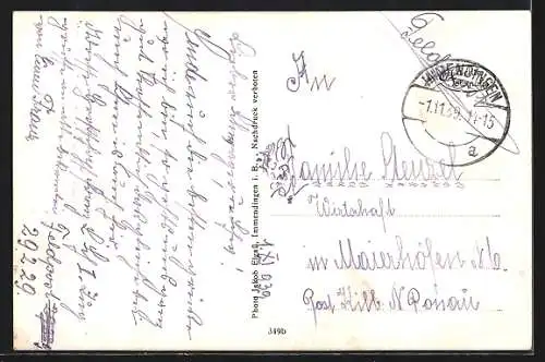 AK Immendingen a. d. Donau, Partie am Rathaus