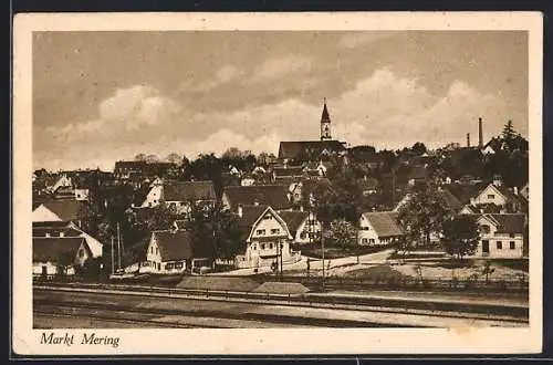AK Markt Mering, Blick auf den Ort