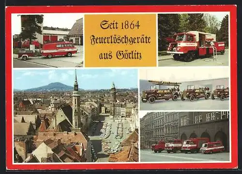 AK Görlitz-Weinhübel, Kleinlöschfahrzeug und Mehrzweck-Anhänger vor dem Schlauch- und Atemschutzstützpunkt