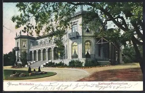 AK Wiesbaden, Kurhaus-Provisorium