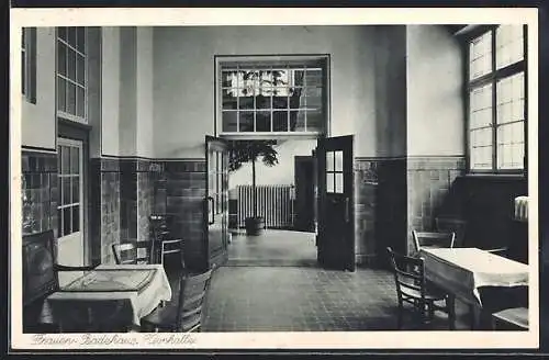 AK Leichlingen, Heilstätte Roderbirken, Innenansicht