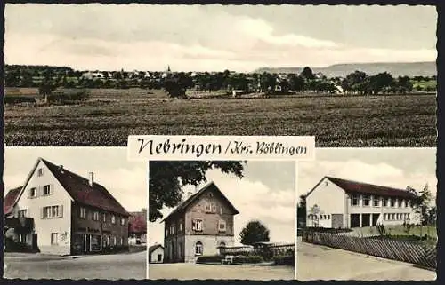 AK Nebringen /Krs. Böblingen, Geschäft, Gebäudeanicht, Strassenpartie