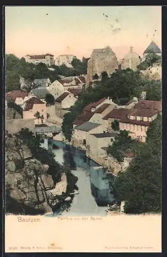 AK Bautzen, Partie an der Spree