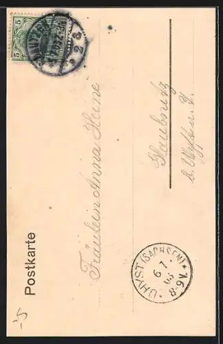 AK Bautzen, Partie an der Spree