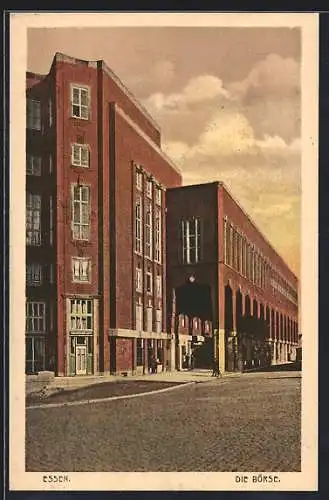 AK Essen, Börse mit Strassenpartie